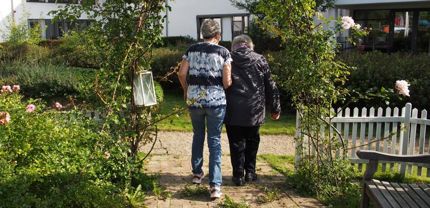 Grønne områder ved Plejecenter Kirstinehaven